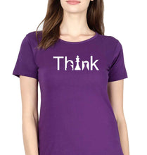 Load image into Gallery viewer, Chess Think T-Shirt for Women-Purple-Ektarfa.online
