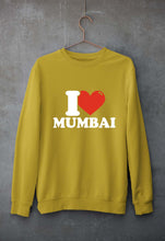 Load image into Gallery viewer, I Love Mumbai Unisex Sweatshirt for Men/Women-Mustard Yellow-Ektarfa.online
