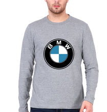 Load image into Gallery viewer, BMW Full Sleeves T-Shirt for Men-Grey Melange-Ektarfa.online
