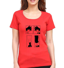 Load image into Gallery viewer, Goku T-Shirt for Women-Red-Ektarfa.online
