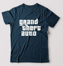 Load image into Gallery viewer, Grand Theft Auto (GTA) T-Shirt for Men-Petrol Blue-Ektarfa.online
