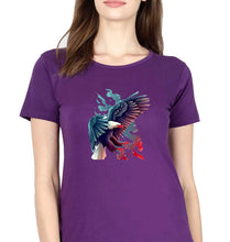 Load image into Gallery viewer, Eagle T-Shirt for Women-Purple-Ektarfa.online
