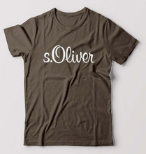 Load image into Gallery viewer, s.Oliver T-Shirt for Men-Olive Green-Ektarfa.online
