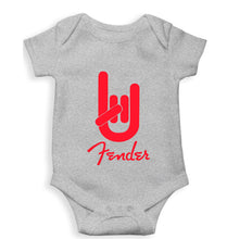 Load image into Gallery viewer, Fender Rock Hand Kids Romper For Baby Boy/Girl-Grey-Ektarfa.online
