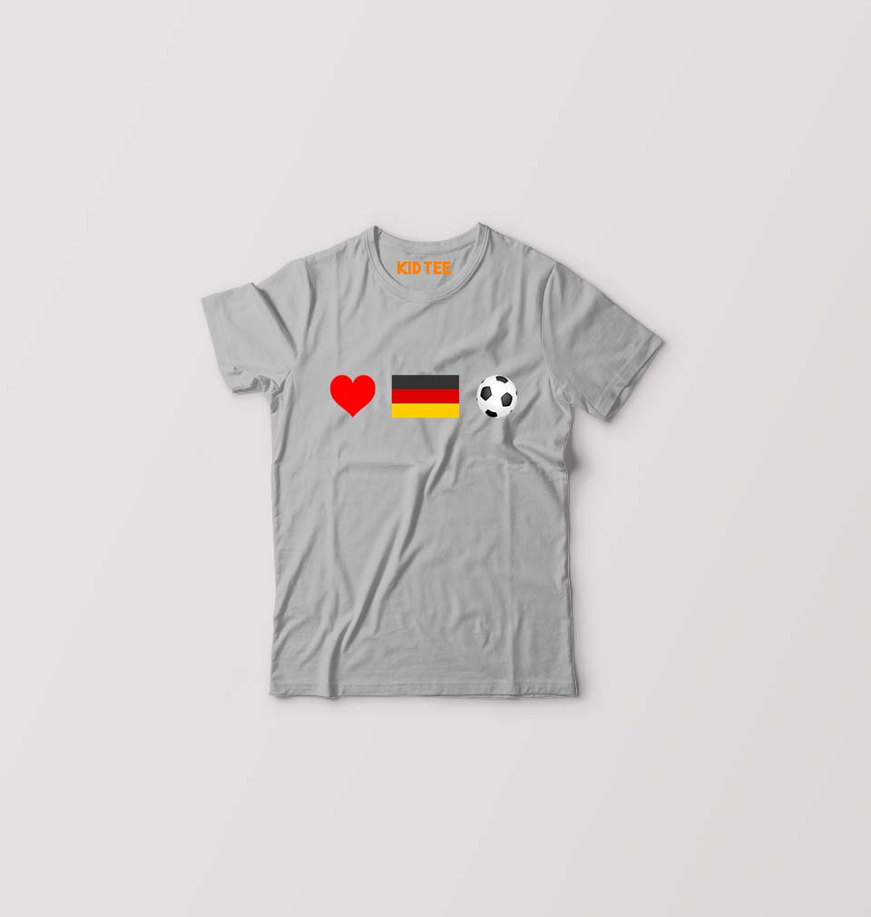 Germany Kids T-Shirt for Boy/Girl-Grey-Ektarfa.online