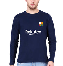 Load image into Gallery viewer, Barcelona Full Sleeves T-Shirt for Men-Navy Blue-Ektarfa.online
