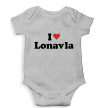 Load image into Gallery viewer, I Love Lonavla Kids Romper For Baby Boy/Girl-0-5 Months(18 Inches)-Grey-Ektarfa.online
