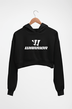 Load image into Gallery viewer, Warrior Sports Crop HOODIE FOR WOMEN-Black-Ektarfa.online
