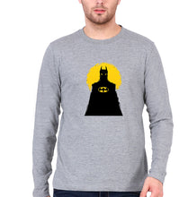 Load image into Gallery viewer, Batman Superhero Full Sleeves T-Shirt for Men-Grey Melange-Ektarfa.online
