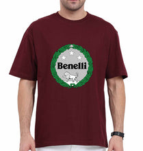 Load image into Gallery viewer, Benelli Oversized T-Shirt for Men-Maroon-Ektarfa.online
