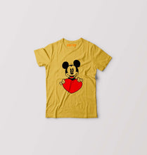 Load image into Gallery viewer, Mickey Mouse Kids T-Shirt for Boy/Girl-Golden Yellow-Ektarfa.online
