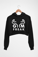 Load image into Gallery viewer, Gym Crop HOODIE FOR WOMEN-Black-Ektarfa.online
