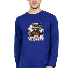 Load image into Gallery viewer, Rocket Raccoon Full Sleeves T-Shirt for Men-Royal blue-Ektarfa.online
