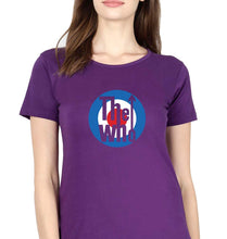 Load image into Gallery viewer, The Who Band T-Shirt for Women-Purple-Ektarfa.online
