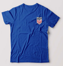 Load image into Gallery viewer, USA Football T-Shirt for Men-Royal Blue-Ektarfa.online
