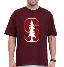 Load image into Gallery viewer, Stanford Oversized T-Shirt for Men-Maroon-Ektarfa.online
