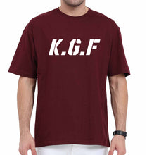 Load image into Gallery viewer, KGF Oversized T-Shirt for Men-Maroon-Ektarfa.online
