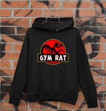 Load image into Gallery viewer, Gym Rat Unisex Hoodie for Men/Women-Black-Ektarfa.online
