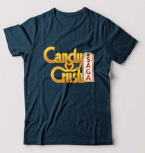 Load image into Gallery viewer, Candy Crush T-Shirt for Men-Petrol Blue-Ektarfa.online
