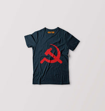 Load image into Gallery viewer, Communist party T-Shirt for Boy/Girl-Petrol Blue-Ektarfa.online
