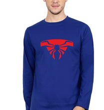 Load image into Gallery viewer, Spiderman Superhero Full Sleeves T-Shirt for Men-Royal Blue-Ektarfa.online

