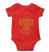 Load image into Gallery viewer, Mahakal Mahadev Bholenath Shiva Shivji Kids Romper For Baby Boy/Girl-0-5 Months(18 Inches)-RED-Ektarfa.online
