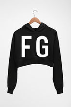 Load image into Gallery viewer, Fear of God Crop HOODIE FOR WOMEN-Black-Ektarfa.online
