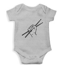 Load image into Gallery viewer, Drummer Kids Romper For Baby Boy/Girl-0-5 Months(18 Inches)-Grey-Ektarfa.online
