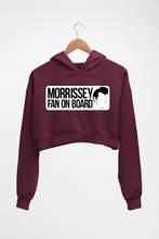 Load image into Gallery viewer, Morrissey Crop HOODIE FOR WOMEN-Maroon-Ektarfa.online
