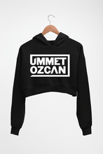 Load image into Gallery viewer, Ummet Ozcan Crop HOODIE FOR WOMEN-Black-Ektarfa.online
