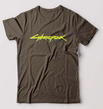Load image into Gallery viewer, Cyberpunk T-Shirt for Men-Olive green-Ektarfa.online
