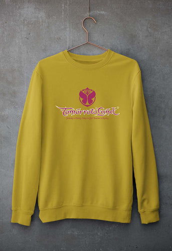 Tomorrowland Unisex Sweatshirt for Men/Women-Mustard Yellow-Ektarfa.online