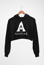 Load image into Gallery viewer, Avatar Crop HOODIE FOR WOMEN-Black-Ektarfa.online
