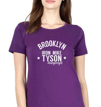 Load image into Gallery viewer, Mike Tyson T-Shirt for Women-Purple-Ektarfa.online
