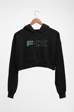 Load image into Gallery viewer, FORCE IX Akshay Kumar Crop HOODIE FOR WOMEN-Black-Ektarfa.online
