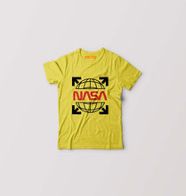 Load image into Gallery viewer, Nasa White Off Tee Kids T-Shirt for Boy/Girl-Yellow-Ektarfa.online
