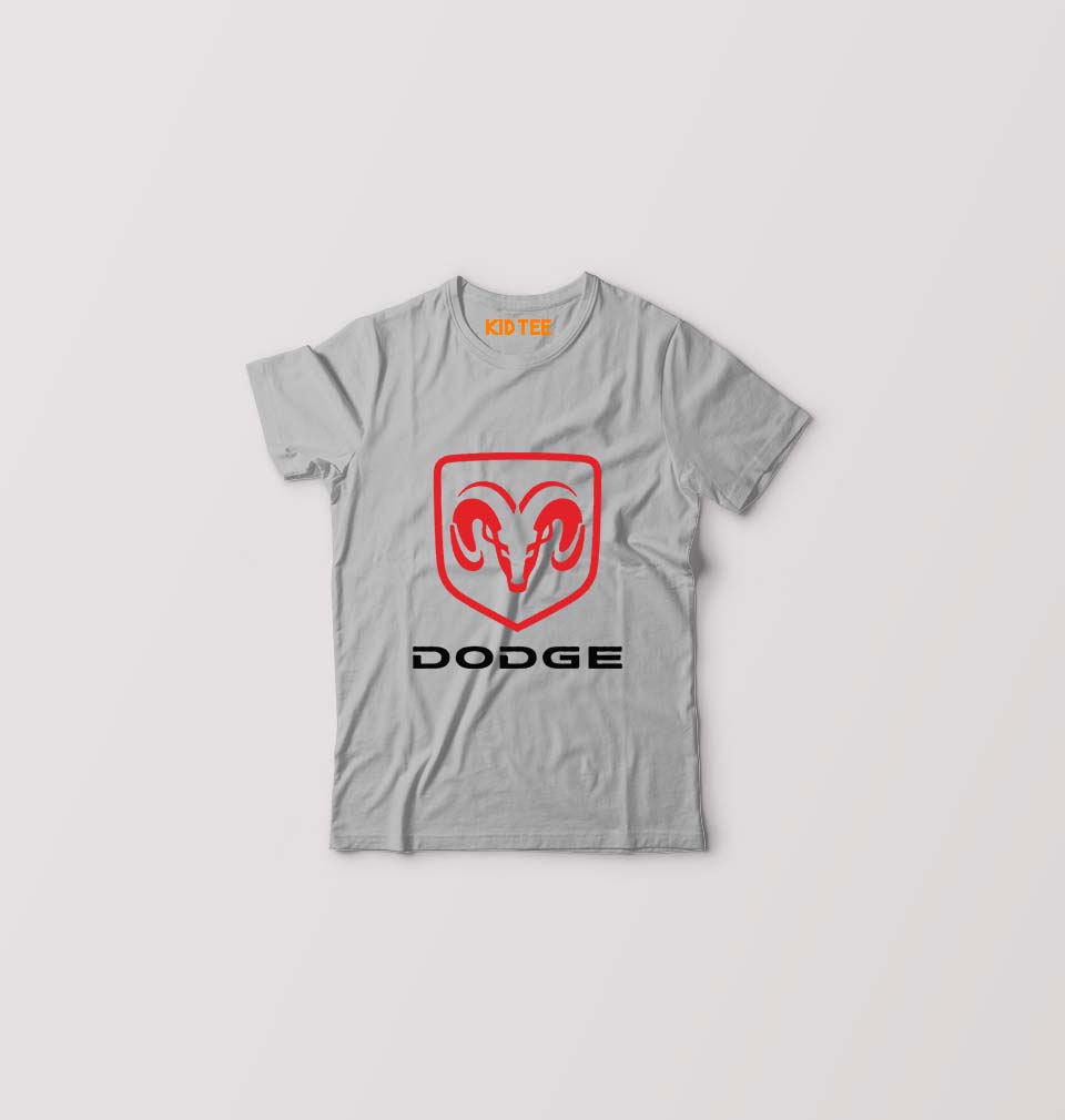Dodge Kids T-Shirt for Boy/Girl-Grey-Ektarfa.online