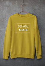 Load image into Gallery viewer, Fast &amp; Furious See You Again Unisex Sweatshirt for Men/Women-Mustard Yellow-Ektarfa.online
