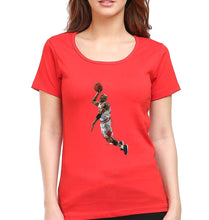 Load image into Gallery viewer, Michael Jordan T-Shirt for Women-Red-Ektarfa.online
