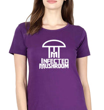 Load image into Gallery viewer, Infected Mushroom T-Shirt for Women-Purple-Ektarfa.online
