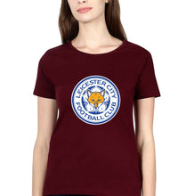 Load image into Gallery viewer, LEICESTER CITY T-Shirt for Women-Maroon-Ektarfa.online

