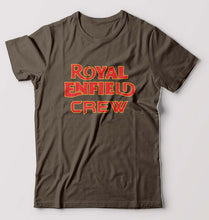 Load image into Gallery viewer, Royal Enfield Crew T-Shirt for Men-Olive Green-Ektarfa.online
