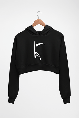 Batman Crop HOODIE FOR WOMEN-Black-Ektarfa.online