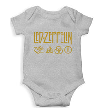 Load image into Gallery viewer, Led Zeppelin Kids Romper For Baby Boy/Girl-0-5 Months(18 Inches)-Grey-Ektarfa.online
