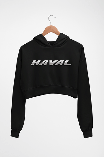 Haval Crop HOODIE FOR WOMEN-Black-Ektarfa.online