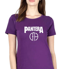 Load image into Gallery viewer, Pantera T-Shirt for Women-Purple-Ektarfa.online
