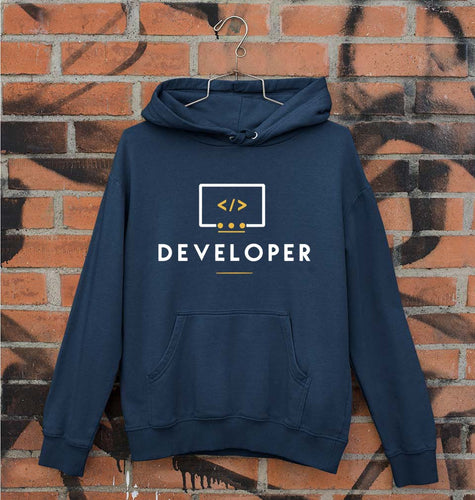 Developer Unisex Hoodie for Men/Women-Navy Blue-Ektarfa.online