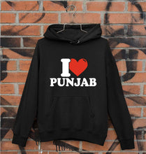 Load image into Gallery viewer, I Love Punjab Unisex Hoodie for Men/Women-Black-Ektarfa.online
