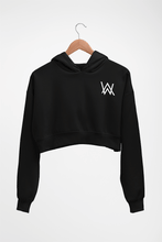 Load image into Gallery viewer, Alan Walker Logo HOODIE FOR WOMEN-Black-Ektarfa.online
