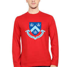 Load image into Gallery viewer, Columbia University Full Sleeves T-Shirt for Men-Red-Ektarfa.online
